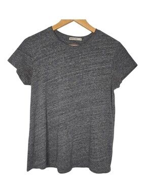 Marine Layer Womens Heather Gray Perfect Tee Shirt Size Small